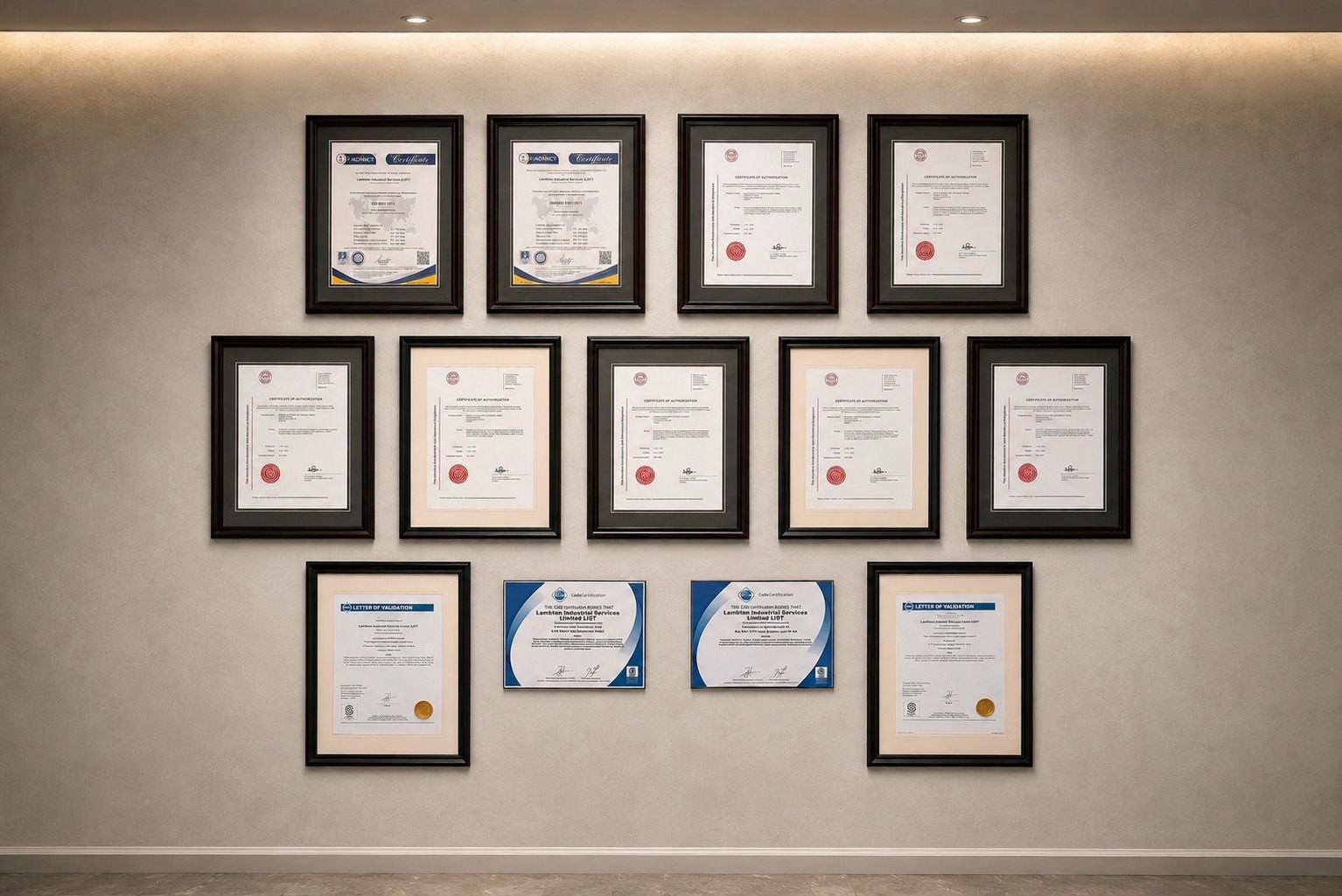 LIST certification document